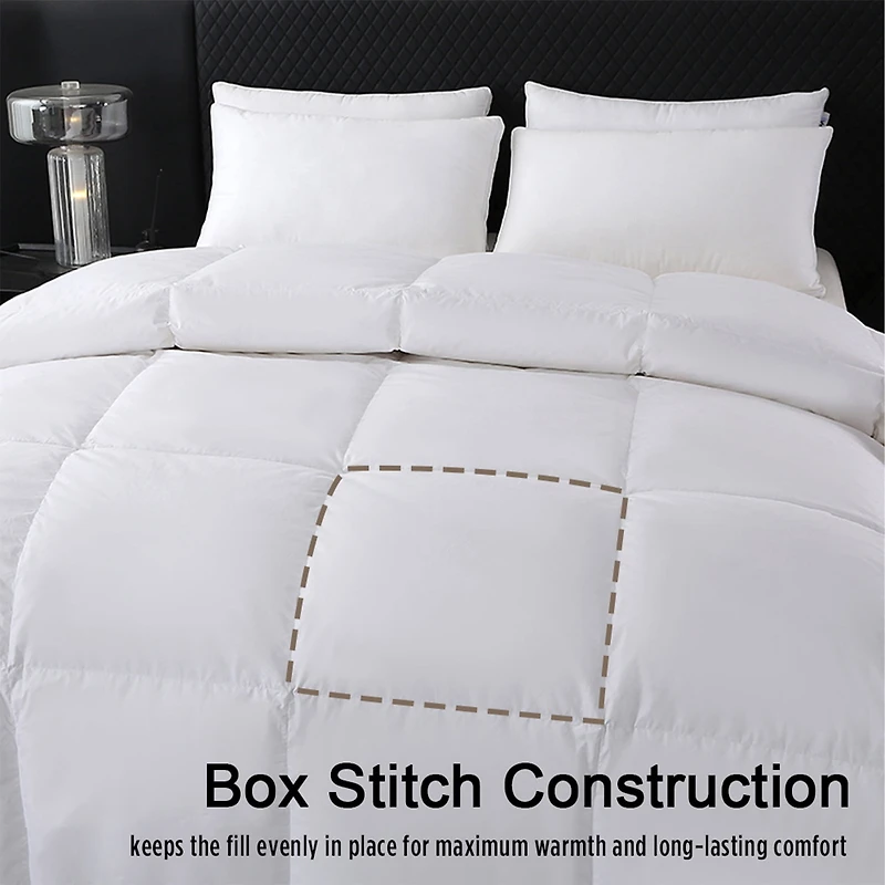 Mainstays Goose Feather Duvet Bed Duvet Twin 64 in x 86 in All Season Bed Duvet
