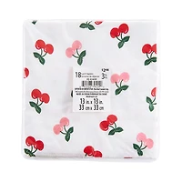 Way to Celebrate Summer 18 Counts Lunch Napkins Cherry Design
