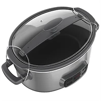 Black + Decker 7-qt Locking Lid Digital Slow Cooker