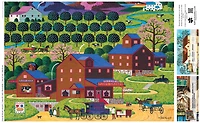 Buffalo Games Plum Valley 300-Piece Interlocking Jigsaw Puzzle for Adults Ages 14-99 Years