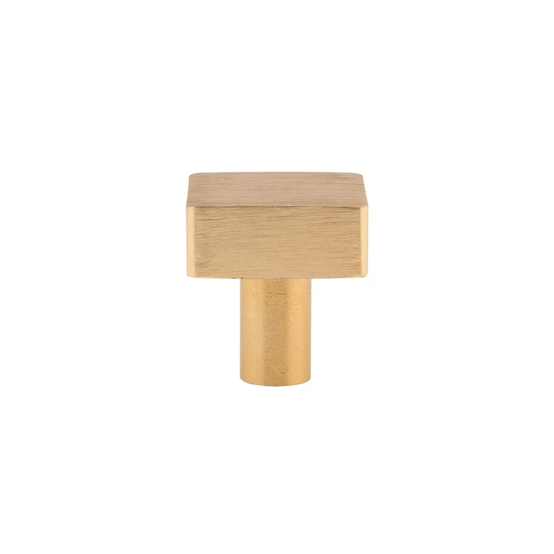 Era Square Knob 2-Pack Brushed Gold