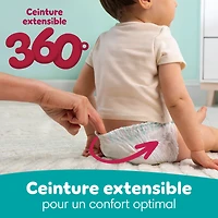 Pampers Diapers - Swaddlers 360° - Size 3, up to 100% Leakproof Comfy Dry Fit, EZ Off Tabs Designed for Easy Changes, Pull On Diaper