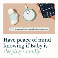 Owlet Dream Sock - Smart Baby Monitor with Sleep Quality Indicators Including Movement, Heart Rate and Average Oxygen Levels- Mint