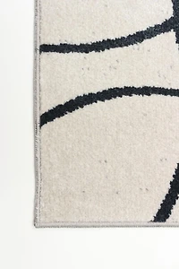 ECARPET Washable Floral Area Rug & Runner for Bedroom, Living Room, Kids Hallway