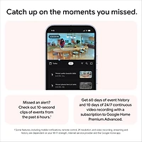 Caméra Google Nest intérieure (filaire, 3e génération) – Vidéo 2K et Gemini – Neige