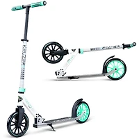 Madd Gear Folding Commuter Scooter for Adults & Teens – Kruzer 200 –  White/Teal