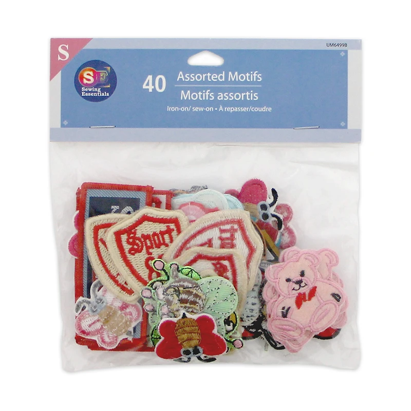 More4less - écusson thermocollant - assorted - 50-pack - 50 unités
