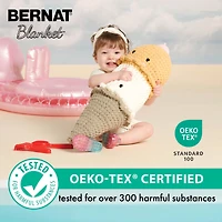 Bernat® Baby Blanket Sparkle™ Yarn, Polyester #6 Super Bulky, 10.5oz/300g, 220 Yards