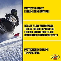 Pennzoil Snowmobile Premium Plus 2-Cycle Engine Oil, 0.946 Litre
