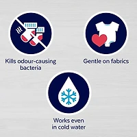Lysol Laundry Disinfectant, Free and Clear, No Fragrances, No Dyes, 0% Bleach, Kills 99.9% of Viruses & Bacteria, 1.2 L