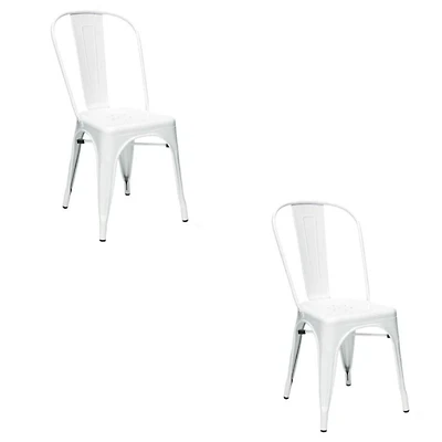 Heavenly Collection Metal Dining Chair SET OF 2