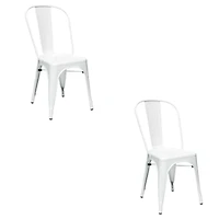 Heavenly Collection Metal Dining Chair SET OF 2