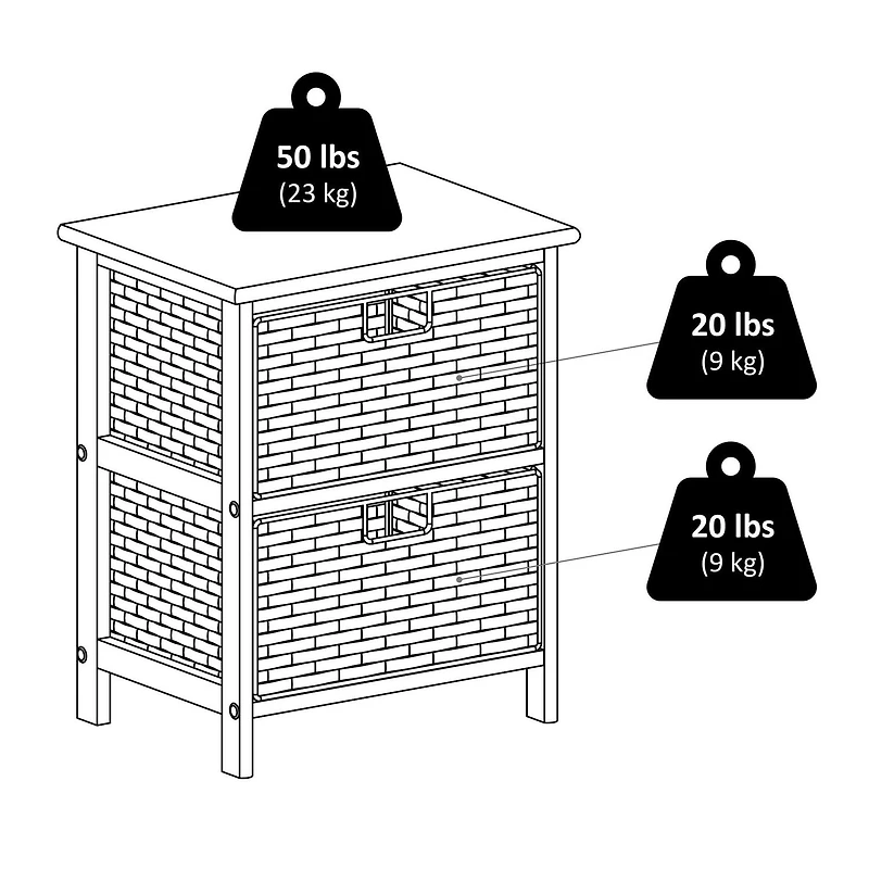 20216 Omaha Storage rack with baskets