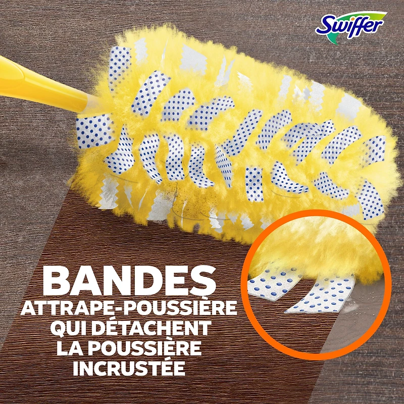 Swiffer Dusters Heavy Duty Multi-Surface Duster Refills for Cleaning, Unscented, 11 Count