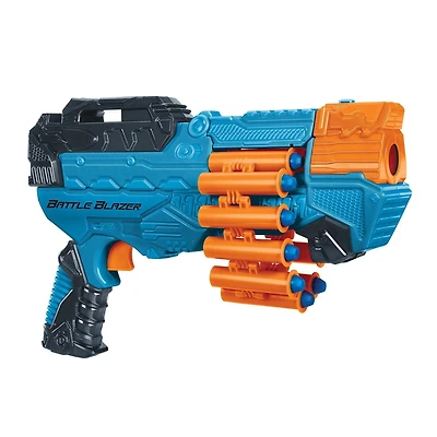 Adventure Force Battle Blazer lance-fléchettes à courroie, Action continue avec courroie ajustable de 12 fléchettes, Inclut 12 fléchettes Accu-Blast, Portée jusqu’à 24 MÈTRES, Âges 8+