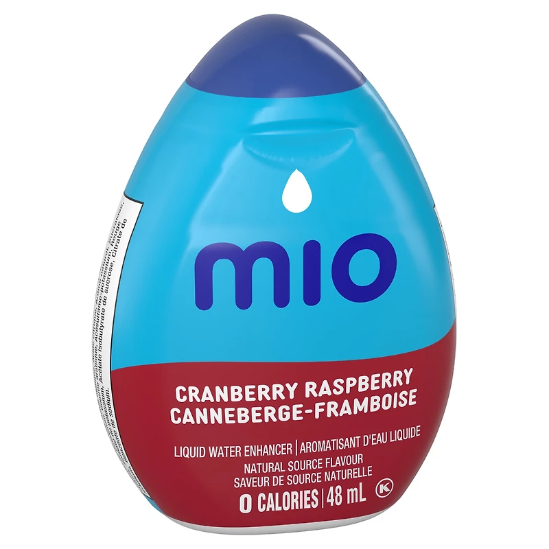 Aromatisant D'Eau Liquide Canneberges Et Framboises, Bouteille