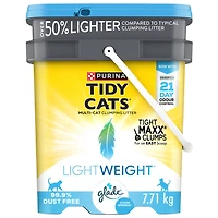 Purina Tidy Cats Poids plume avec le parfum Clear Springs, Litière pour Chats 7.71 kg