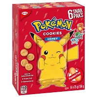 Biscuits Pokémon au miel de Christie en sachets Snak Paks, fabriqués dans une usine exempte d’arachides, emballés individuellement, collations pour l’école