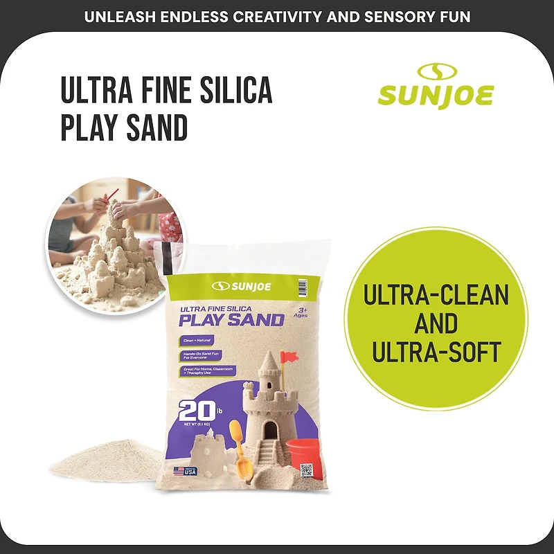 Ultra Fine Silica Sand, 20lb Bag