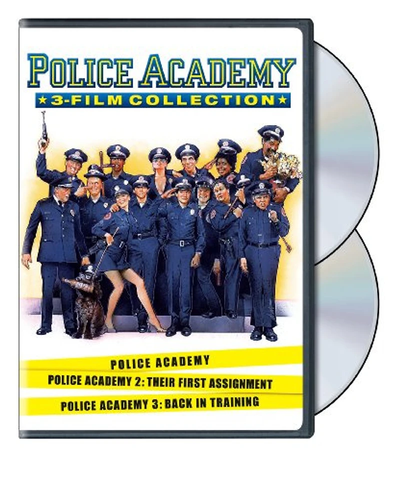 Police Academy 3 Film Collection: Police Academy / Police Academy 2: Their First Assignment / Police Academy 3: Back In Training