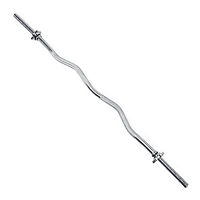 CAP Barbell Barre de Curl Standard 47" avec Extrémités Filetées