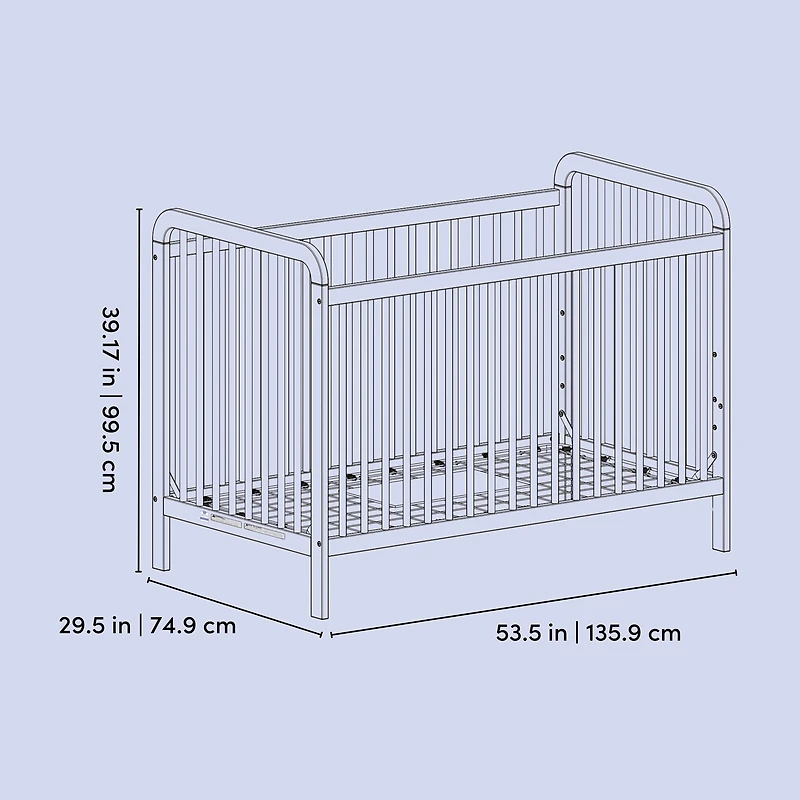 Storkcraft Pasadena 3-in-1 Convertible Crib