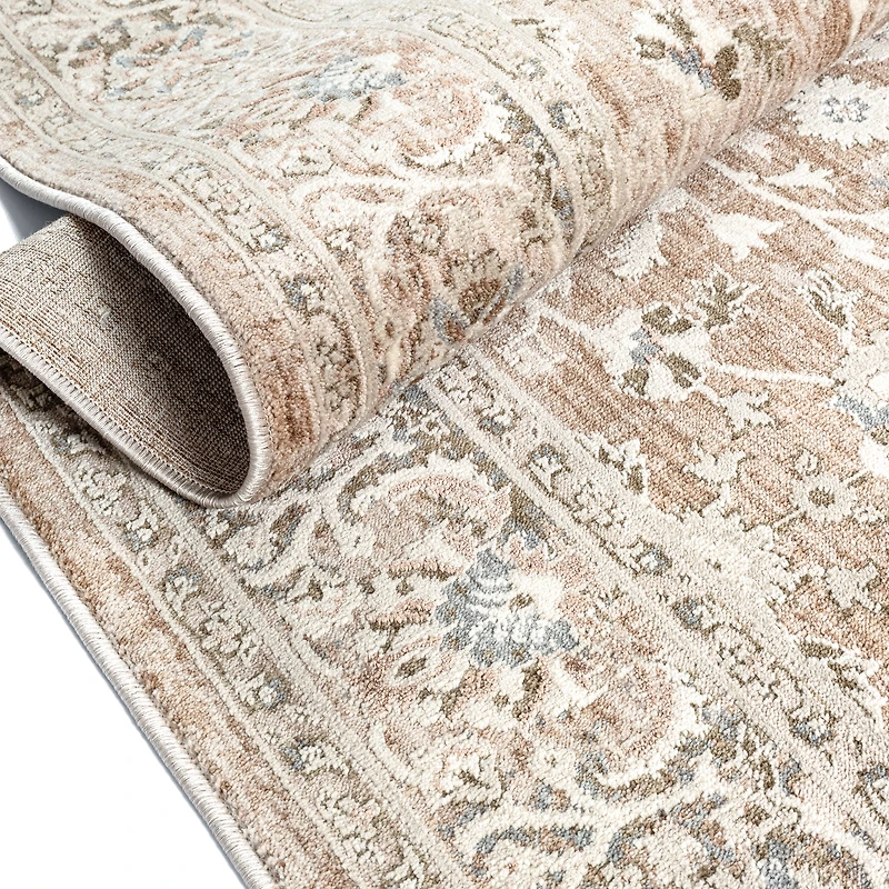 Tapis beige Flow Mainstays, 5 pi x 7 pi