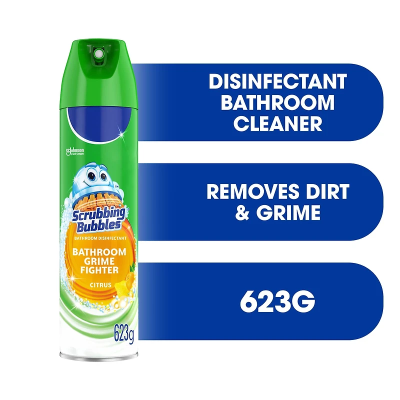 Scrubbing Bubbles® Bathroom Cleaner and Disinfectant, Citrus Scent
