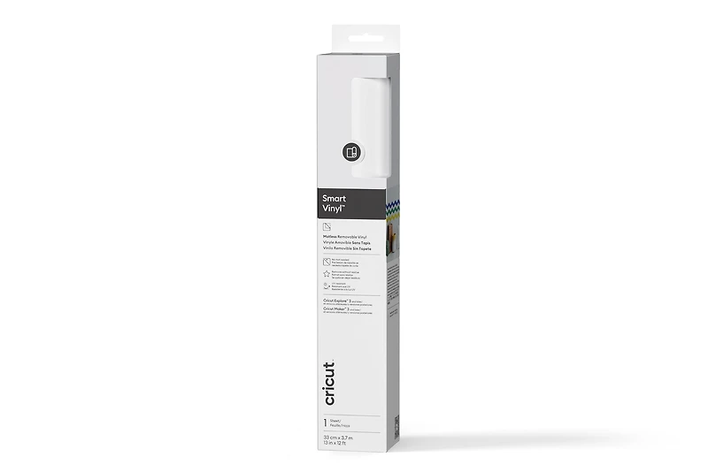 Cricut® Smart Vinyl™ Matless Removable Vinyl (3 ft), White