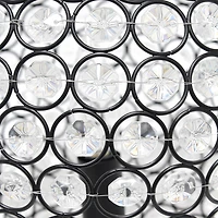 Elegant Designs Elipse 10 Inch Crystal Ball Sequin Table Lamp