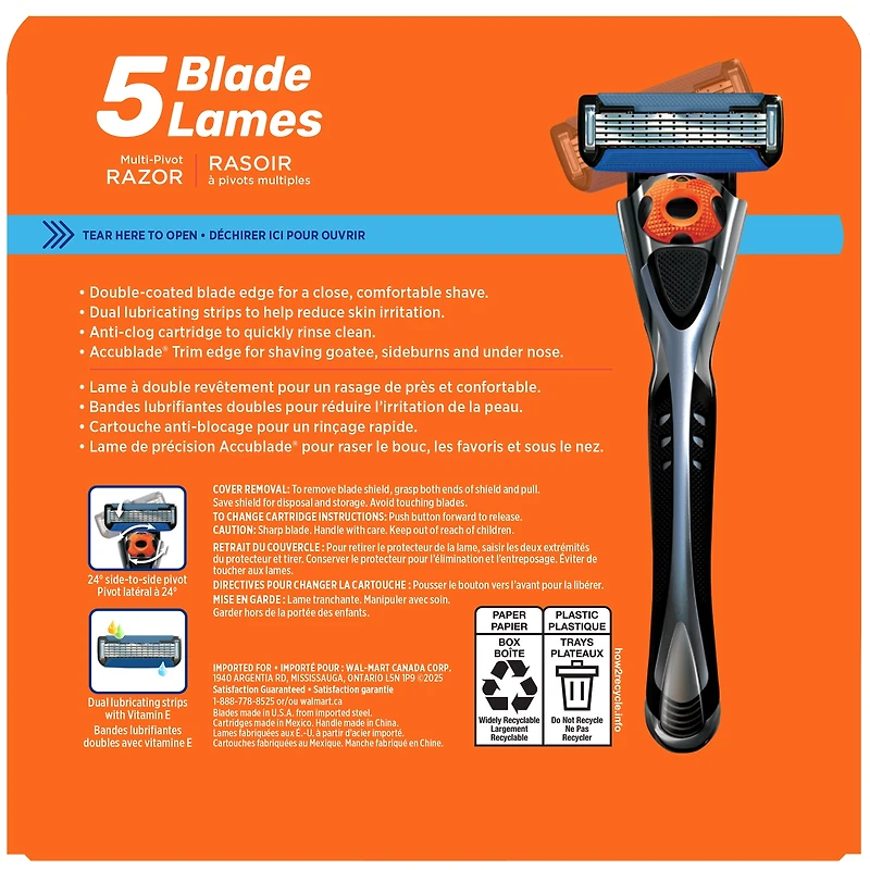 Equate 5 Blade Multi-Pivot Razor