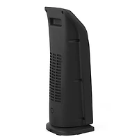 BLACK+DECKER Space Heater with Adjustable Thermostat, Ceramic Tower Heater, Portable Heater & Tower Fan with 3 Settings, Oscillating Electric Heater for Larger Rooms