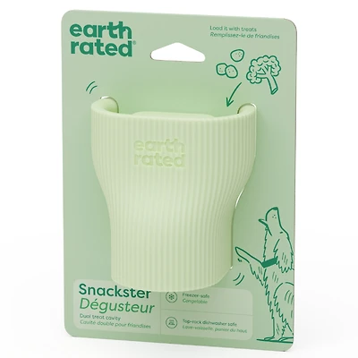 Jouet pour chien Dégusteur Earth Rated, distributeur de gâteries à deux cavités, jouet d’enrichissement pour chiens