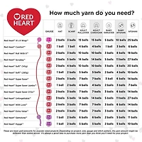Red Heart® Super Saver® Yarn, Prints, Acrylic #4 Medium, 5oz/142g, 236 Yards
