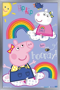Peppa Pig - Hooray Wall Poster, 22.375" x 34"
