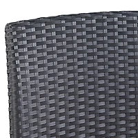 Whylie 3pc Wicker Chat Set, Blue