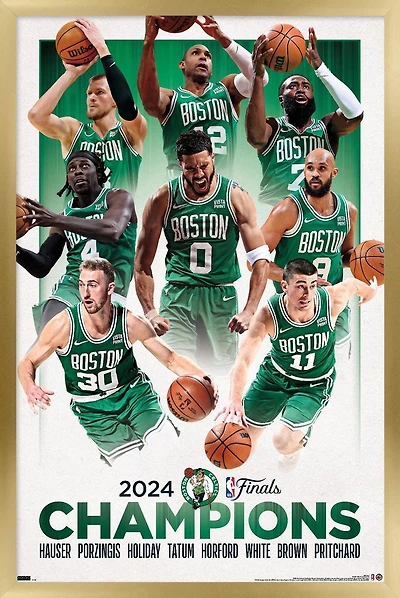 NBA Boston Celtics - 2024 NBA Finals Champions Wall Poster