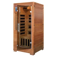 1-2 Person Hemlock Infrared Sauna w/ 5 Carbon Heaters