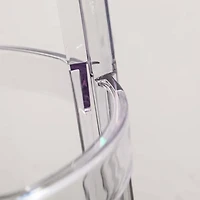 Heavenly Collection Clear Plastic Bar Stool SET OF 2