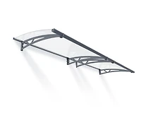 CANOPIA by PALRAM Altair 3 ft. x 9 ft. Door Awning Kit - Grey