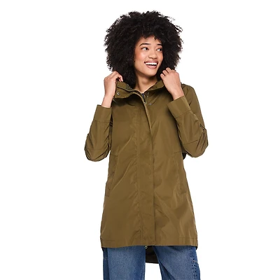George Women's Hooded Rain Coat