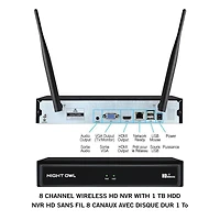 Night Owl Wireless NVR with Pre-Installed Hard Drive and 1080p HD Infrared IP Cameras
