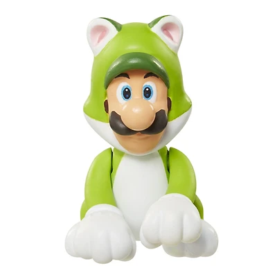 Nintendo CAT Luigi 2.5" Limited Articulation Figure