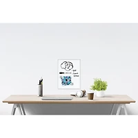 Quartet Magnetic Dry-Erase Board, Slim Aluminum Frame, 14” x 11”