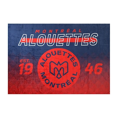 Couverture familiale des Alouettes de Montréal de la LCF, 62 po x 90 po