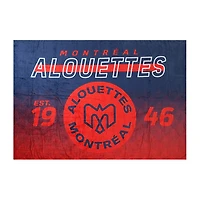 Couverture familiale des Alouettes de Montréal de la LCF, 62 po x 90 po