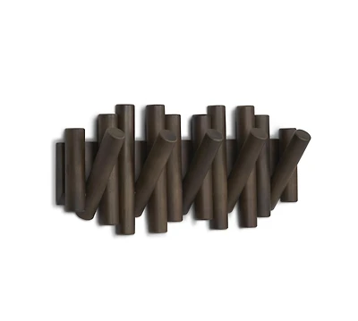 Picket Rail Hook Aged Walnut
