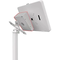 CTA Digital Prime Double VESA Wedge et Prise/PoE Cover pour Tablettes aux normes VESA 75 x 75 et 100 x 100 - Blanc