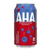 Aha Blueberry Pomegranate Fridge Pack Cans, 355 mL, 12 Pack