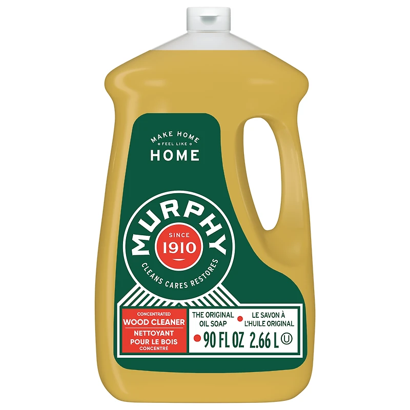 Murphy Oil Soap Concentrated Formula, Wood Cleaner, Citronella Oil Scent, 2.66 L Bottle